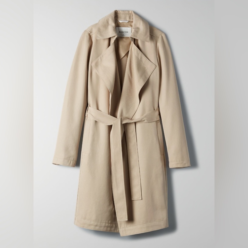 ARITZIA BABATON Maximo Trench coat Beige * Size XXS * - Picture 3 of 8